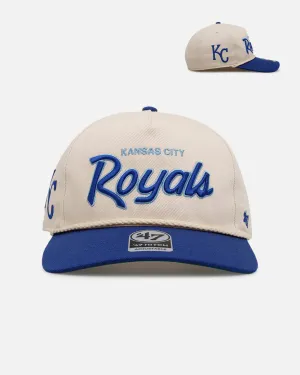 47 Brand Kansas City Royals 'MLB Opening Day' Script Hitch Snapback Natural