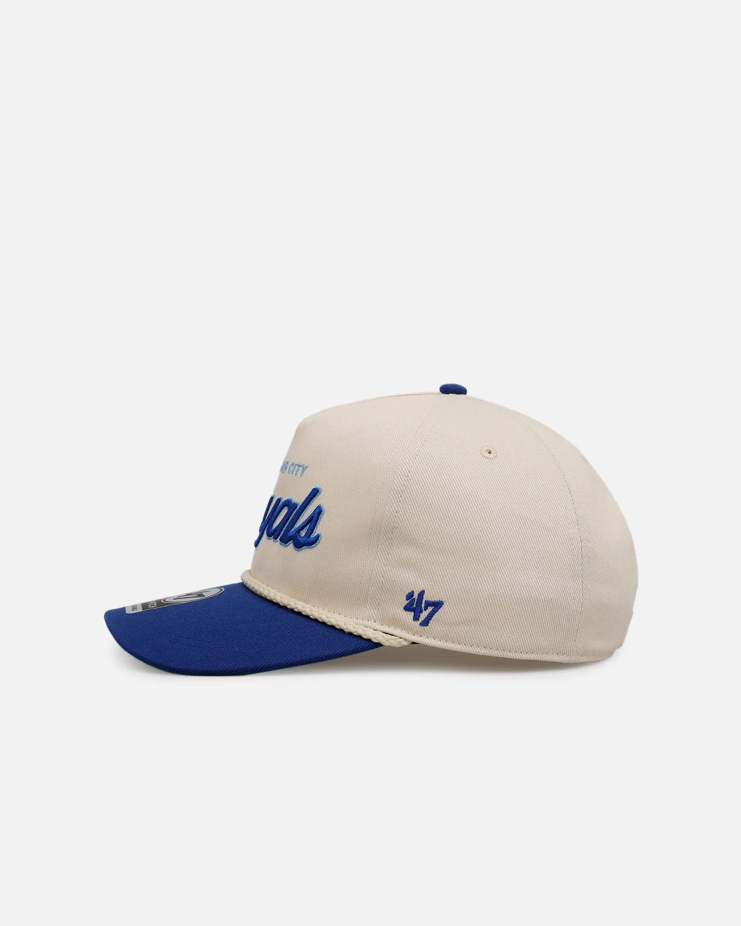 47 Brand Kansas City Royals 'MLB Opening Day' Script Hitch Snapback Natural