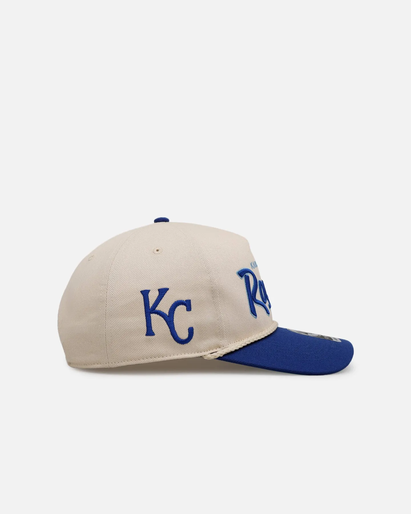47 Brand Kansas City Royals 'MLB Opening Day' Script Hitch Snapback Natural