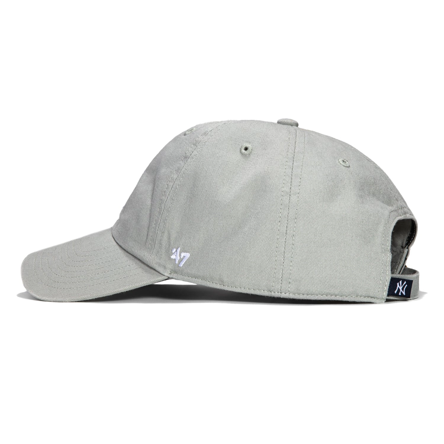 47 Brand New York Yankees Cleanup Adjustable Hat - Gray. White