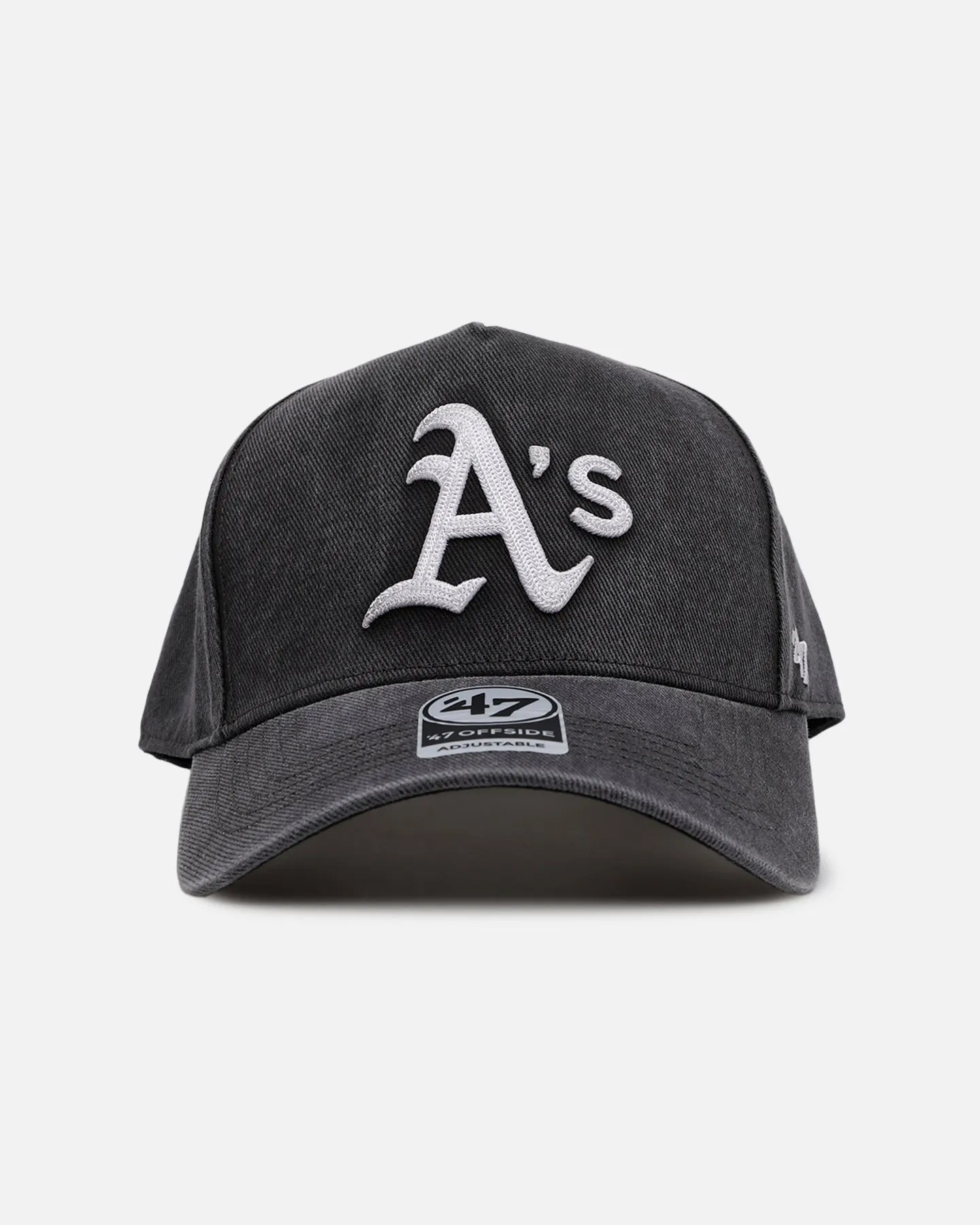 47 Brand Oakland Athletics 'Washed Black' Offside DT Snapback Washed Black