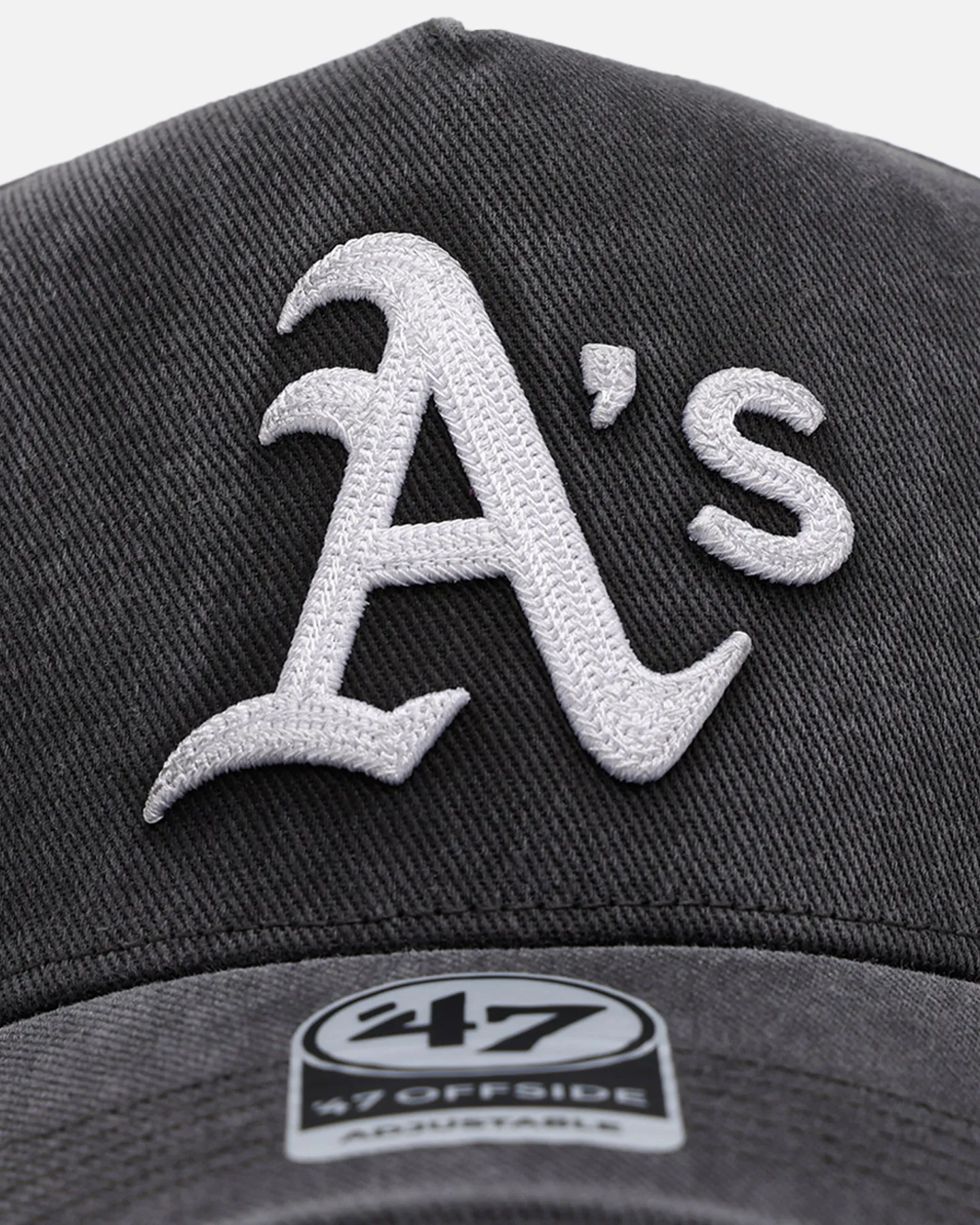 47 Brand Oakland Athletics 'Washed Black' Offside DT Snapback Washed Black