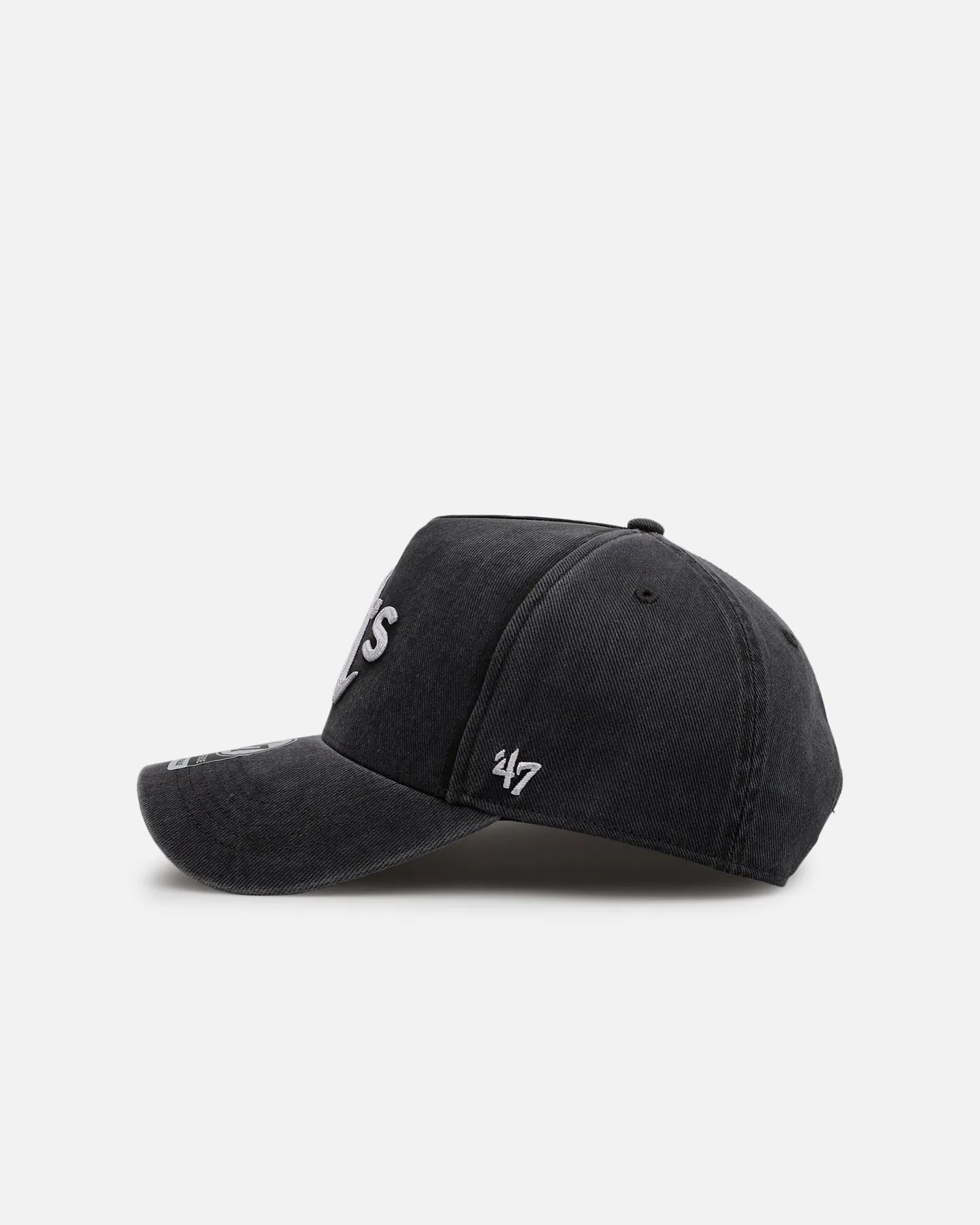 47 Brand Oakland Athletics 'Washed Black' Offside DT Snapback Washed Black