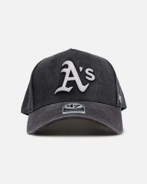 47 Brand Oakland Athletics 'Washed Black' Offside DT Snapback Washed Black