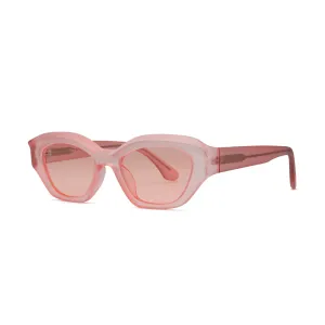 AIDEN | Matte Light Pink | Dark Pink Polarized Lens