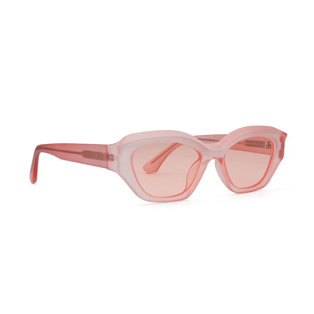 AIDEN | Matte Light Pink | Dark Pink Polarized Lens