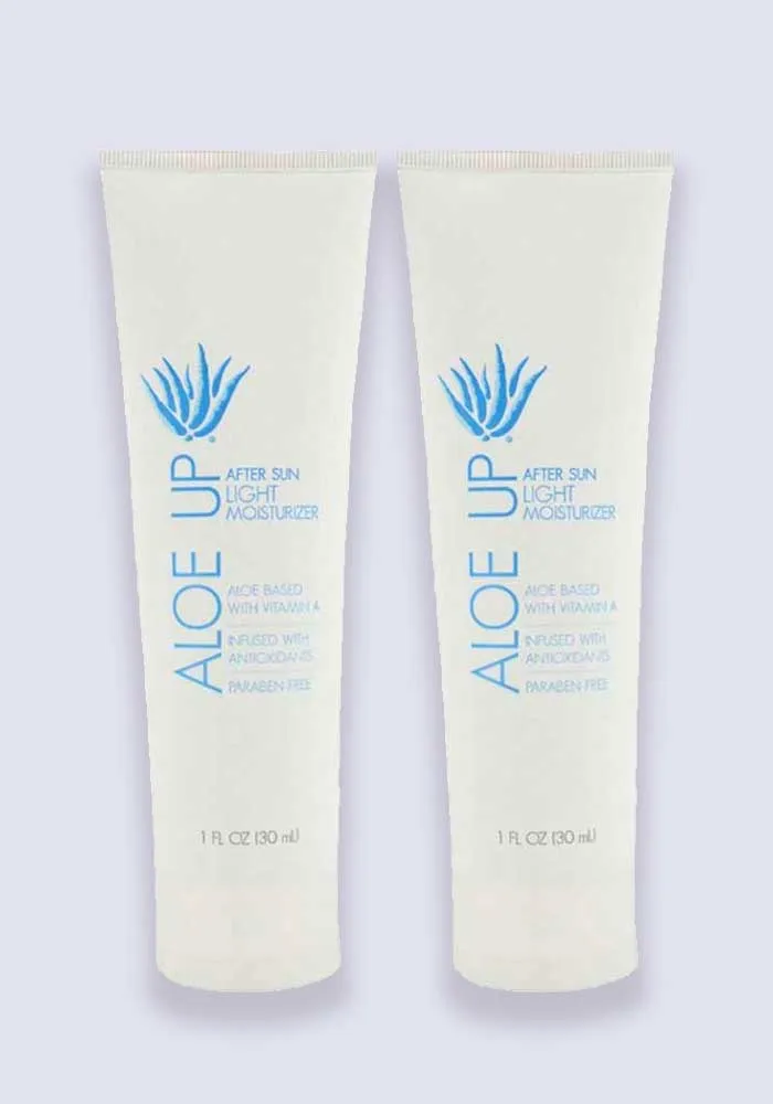 Aloe Up After Sun Lotion Light Moisturiser 30ml - 2 Pack Saver
