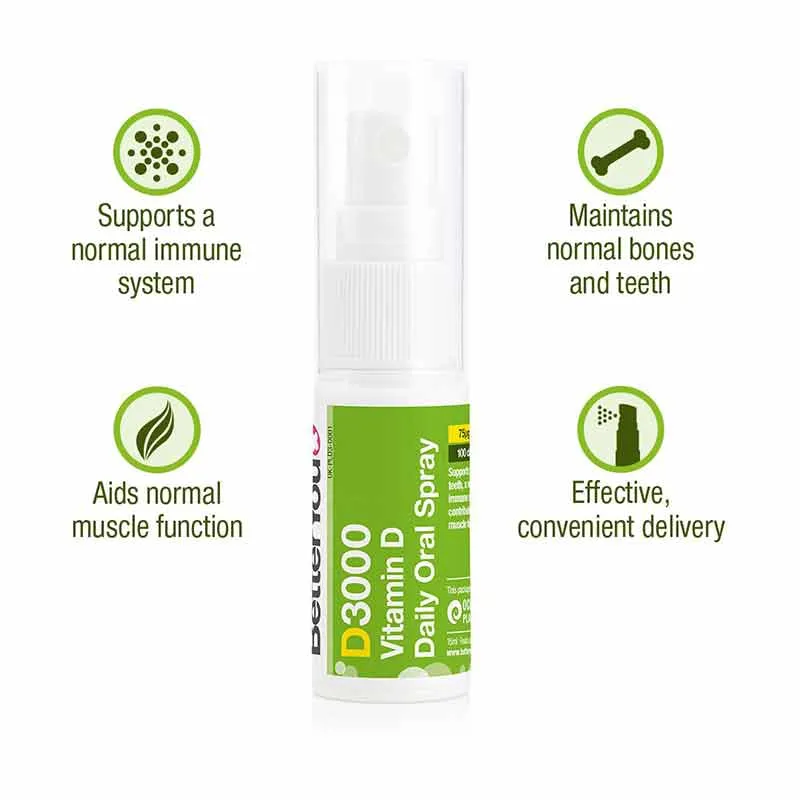 Better You D3000 Oral Spray