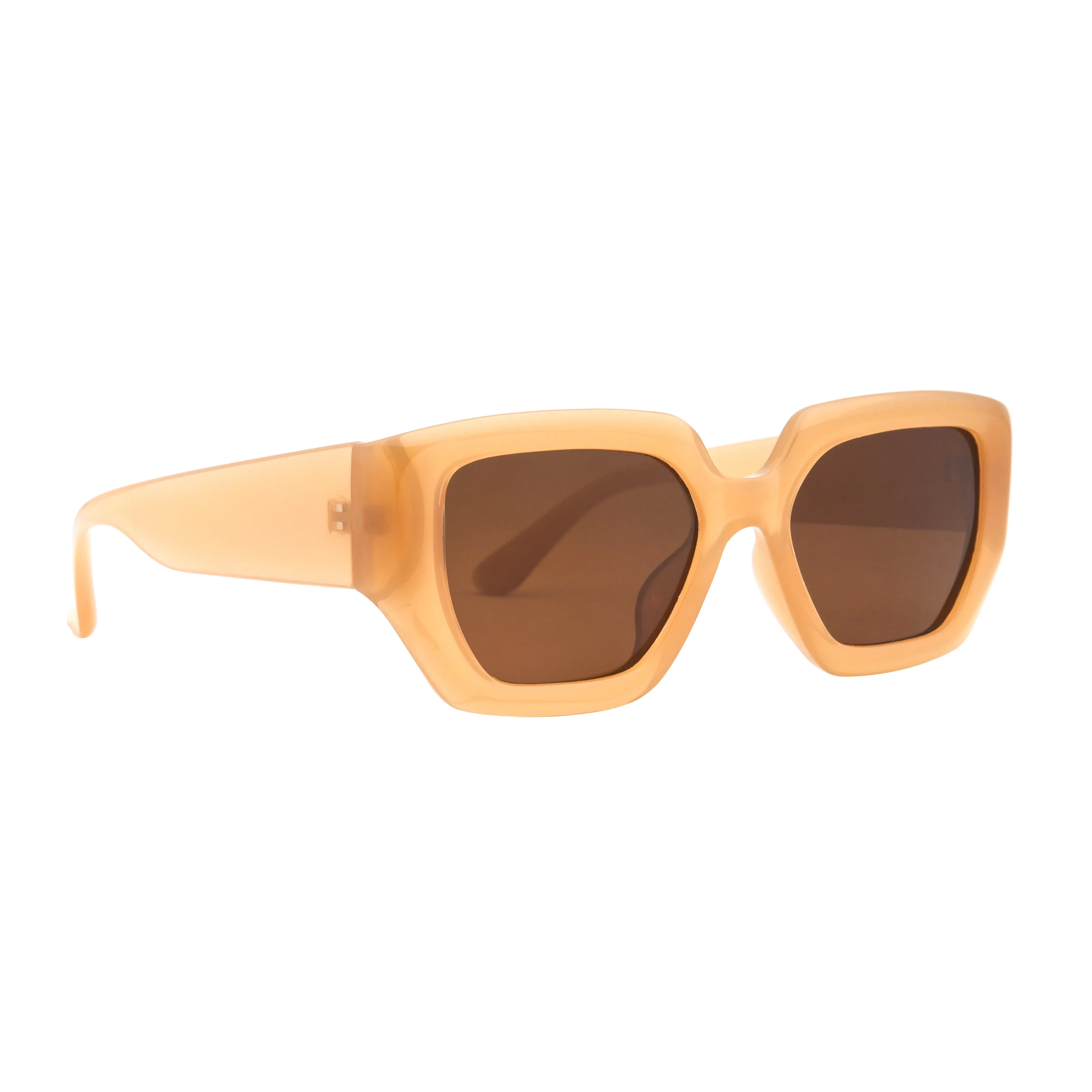 BROOKE | Transparent Nude | Light Brown Lens