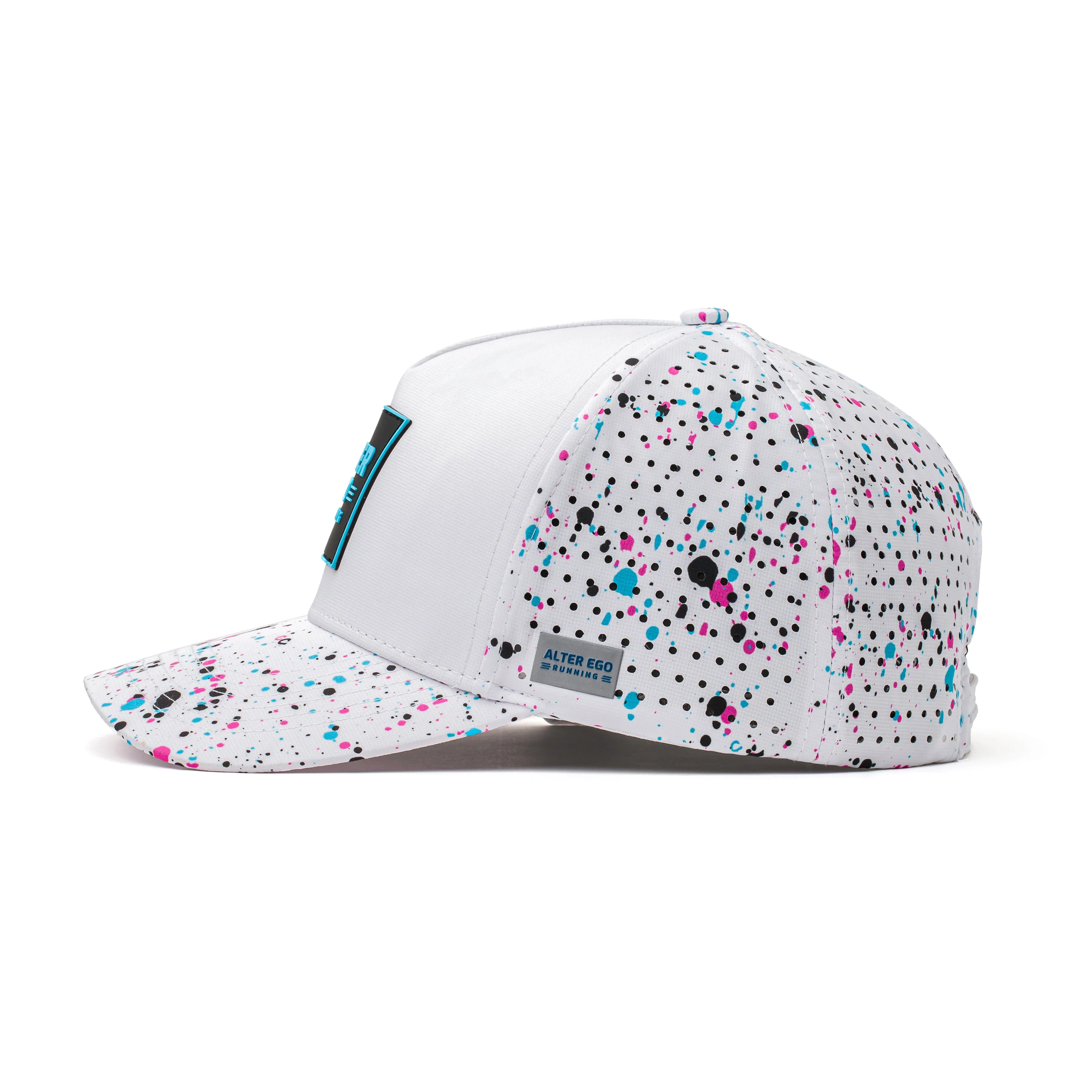 Coaster Splash Paint Splatter White