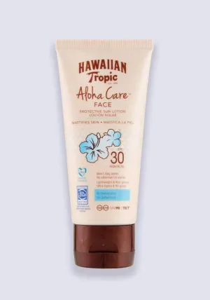 Hawaiian Tropic Aloha Care Face Protective Sun Lotion SPF 30 90ml