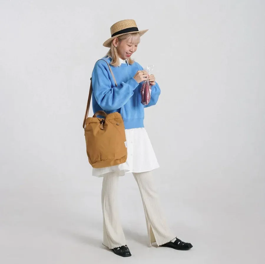 HELLOLULU Cowan - 2 Sided Bucket Bag Toffee