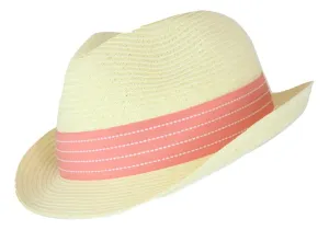 HW Collection Kids Braided Fedora - Ivory