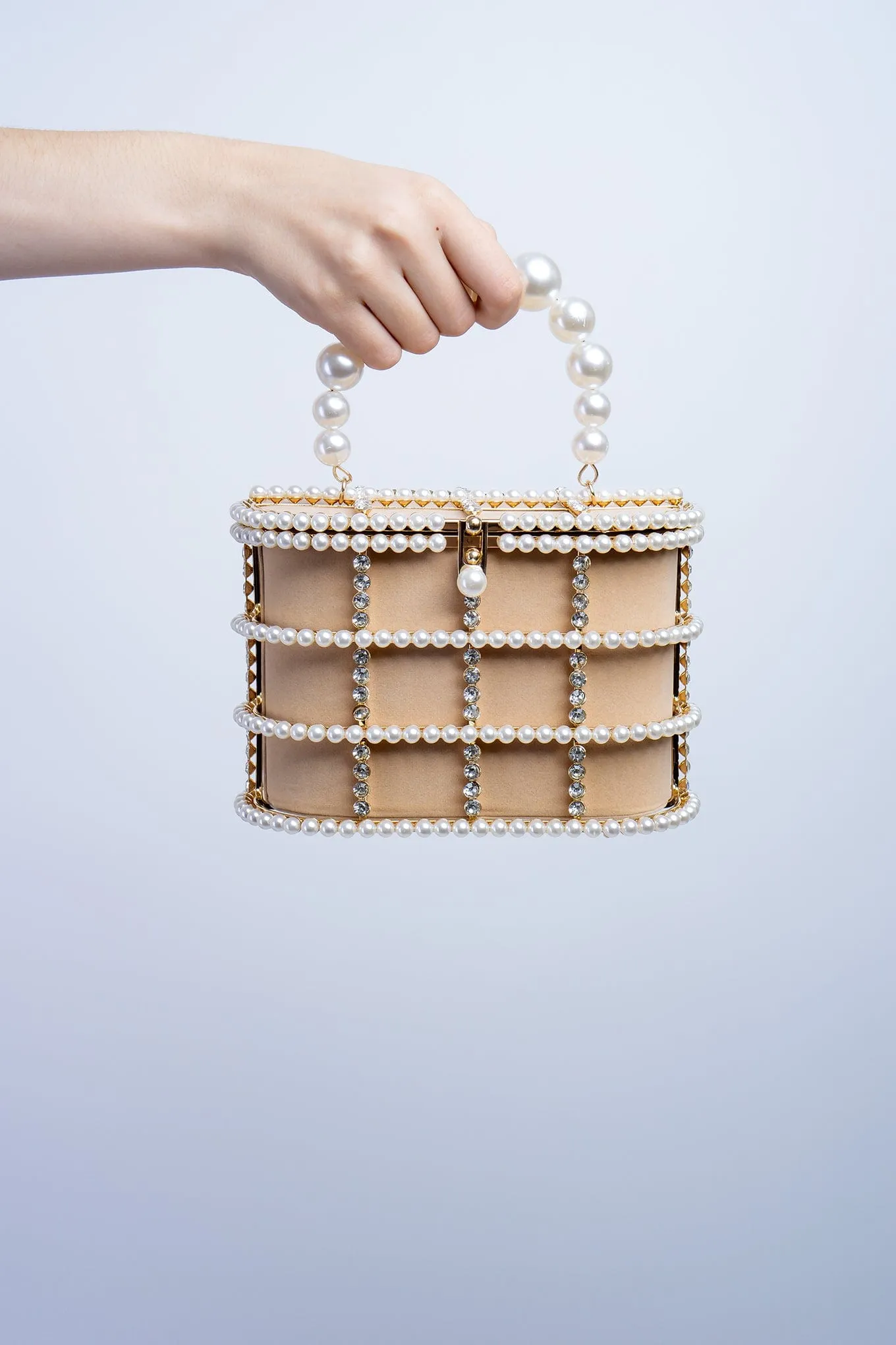Ivory Pearl Crossbody Bag