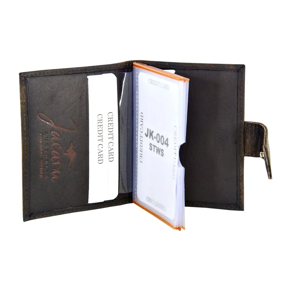 Jacaru Kangaroo Card Holder - Black