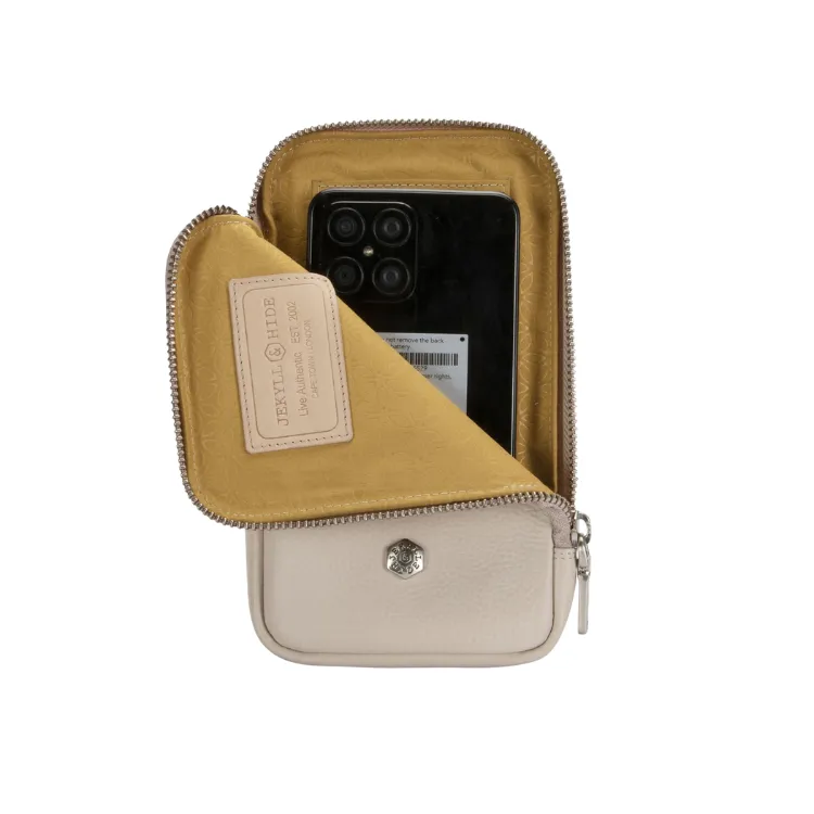 Jekyll & Hide Mobile Phone Pouch With Strap - Driftwood