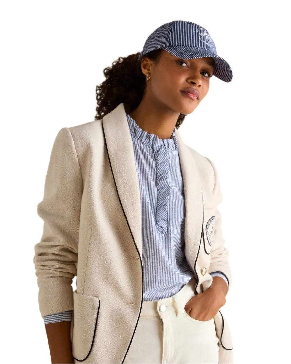 Joules Daley Stripe Cap