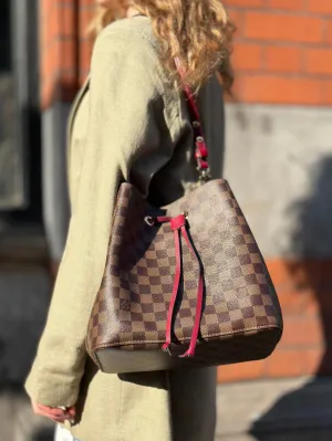 Louis Vuitton Damier Ebene Canvas Neo Noe Bucket Bag