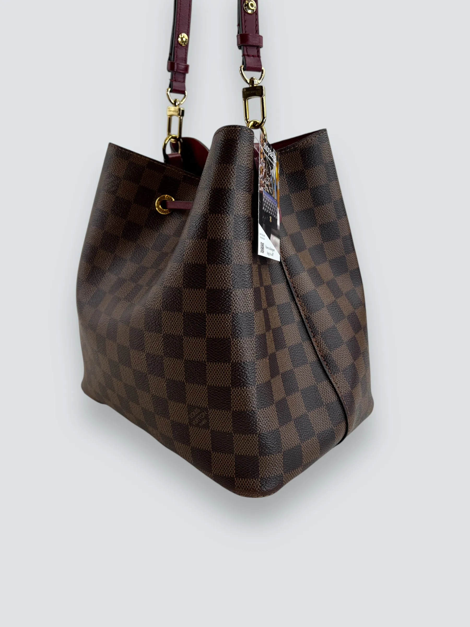 Louis Vuitton Damier Ebene Canvas Neo Noe Bucket Bag