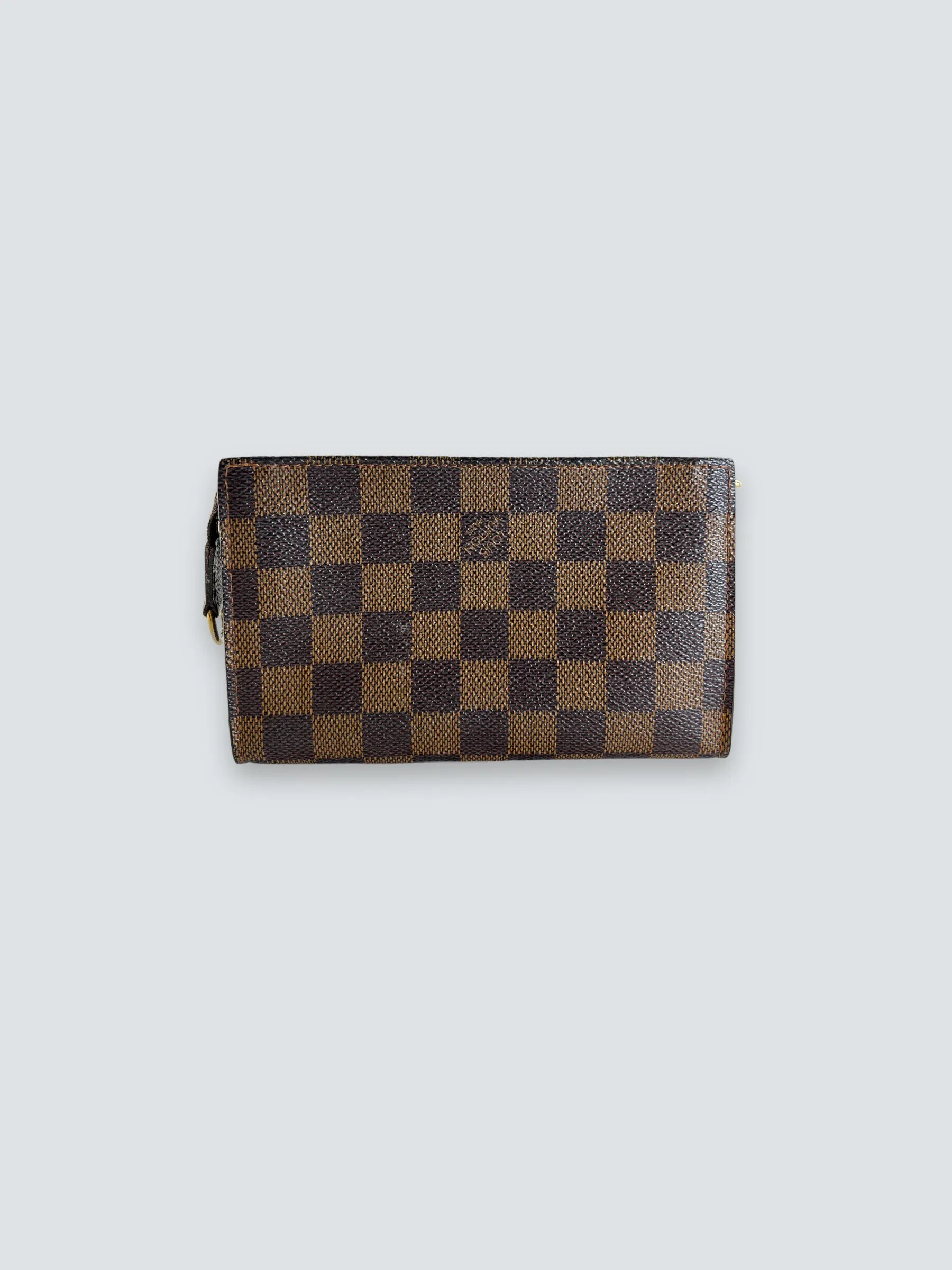 Louis Vuitton Damier Ebene Canvas Petite Bucket Handbag