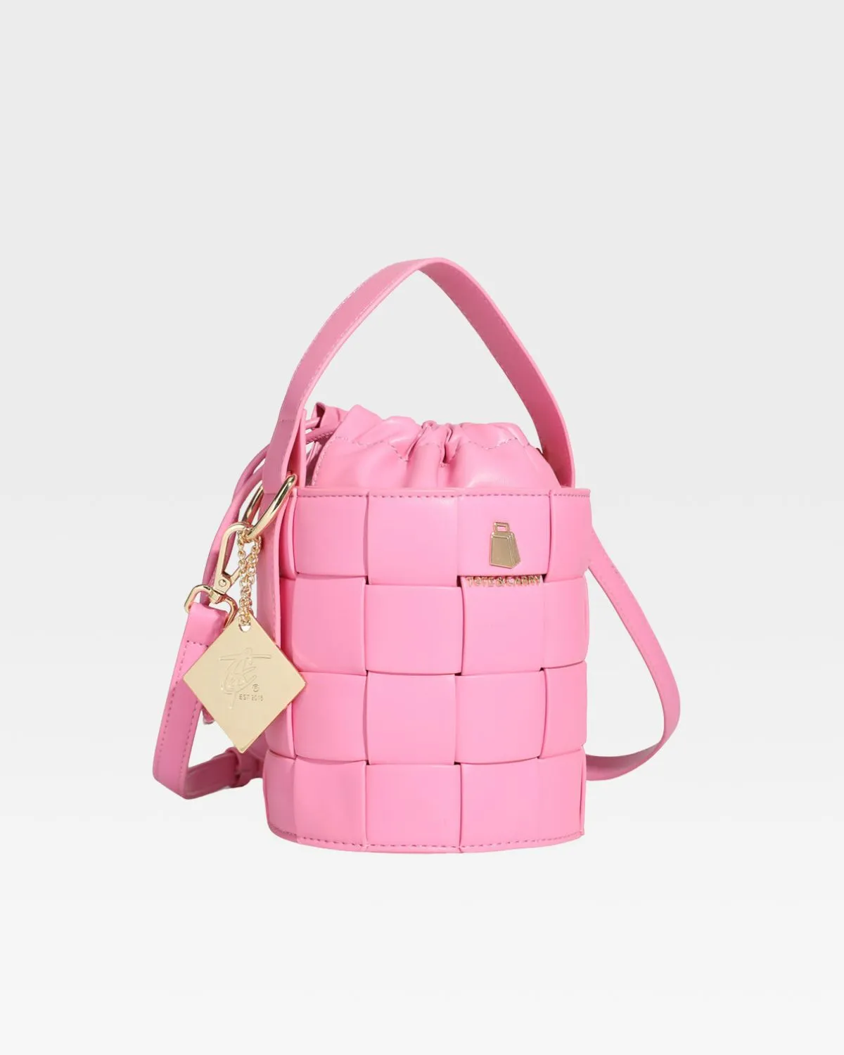 Mini Bucket Bag in Baby Pink