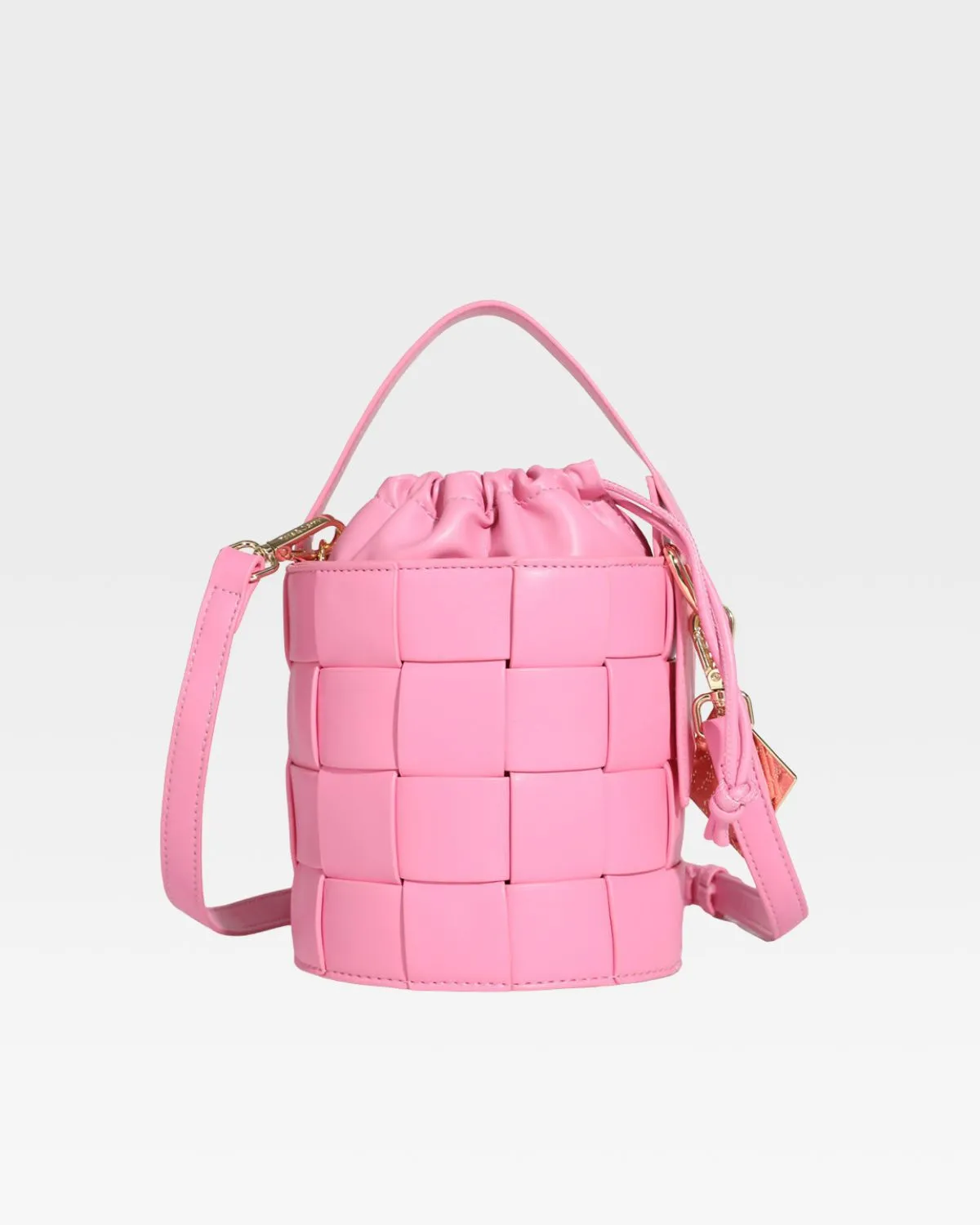 Mini Bucket Bag in Baby Pink