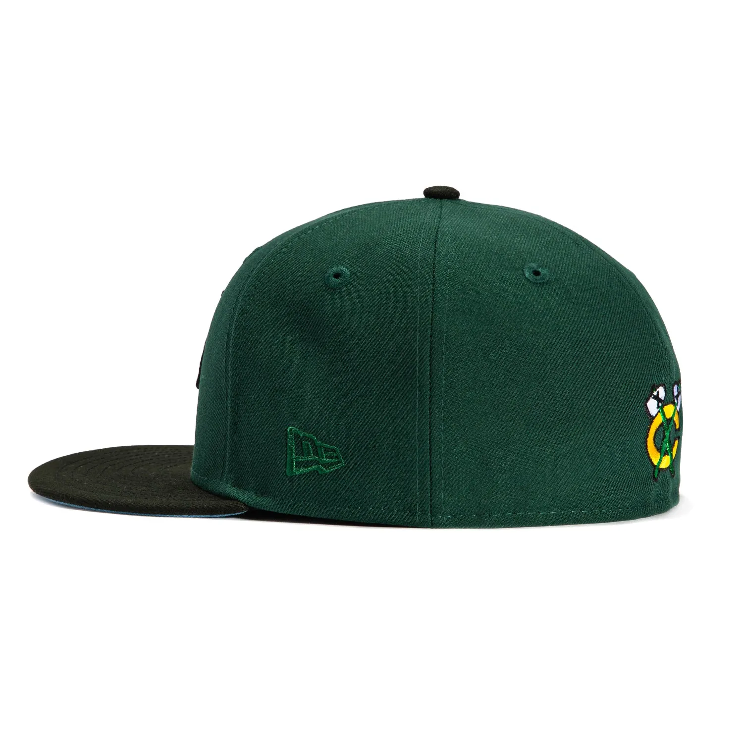 New Era 59Fifty Chicago Blackhawks 2010 Stanley Cup Patch Hat - Green. Black
