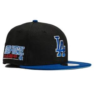 New Era 59Fifty Los Angeles Dodgers Sho-Time Patch Hat - Black. Royal