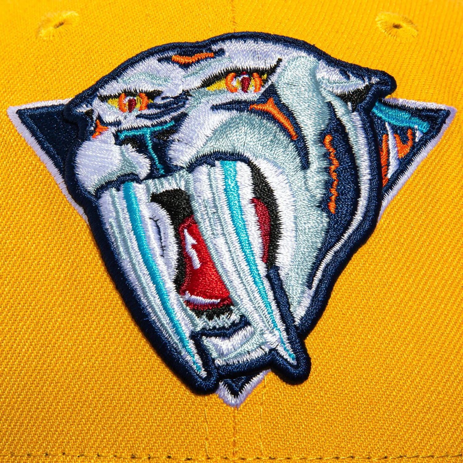 New Era 59Fifty Nashville Predators Hat - Gold. Light Navy