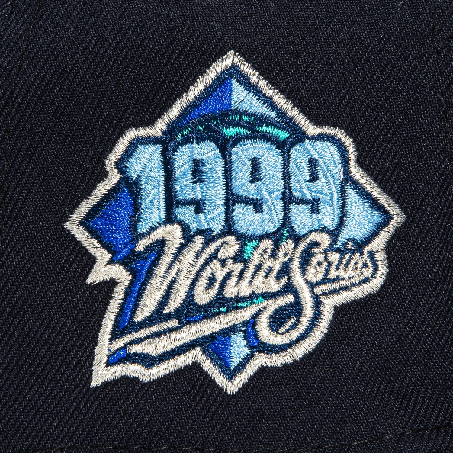 New Era 59Fifty New York Yankees 1999 World Series Patch Light Blue UV Hat - Navy