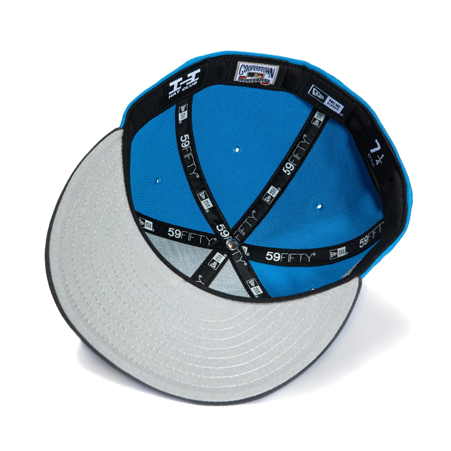 New Era 59Fifty Toronto Blue Jays 30th Anniversary Patch Hat - Light Blue. Graphite