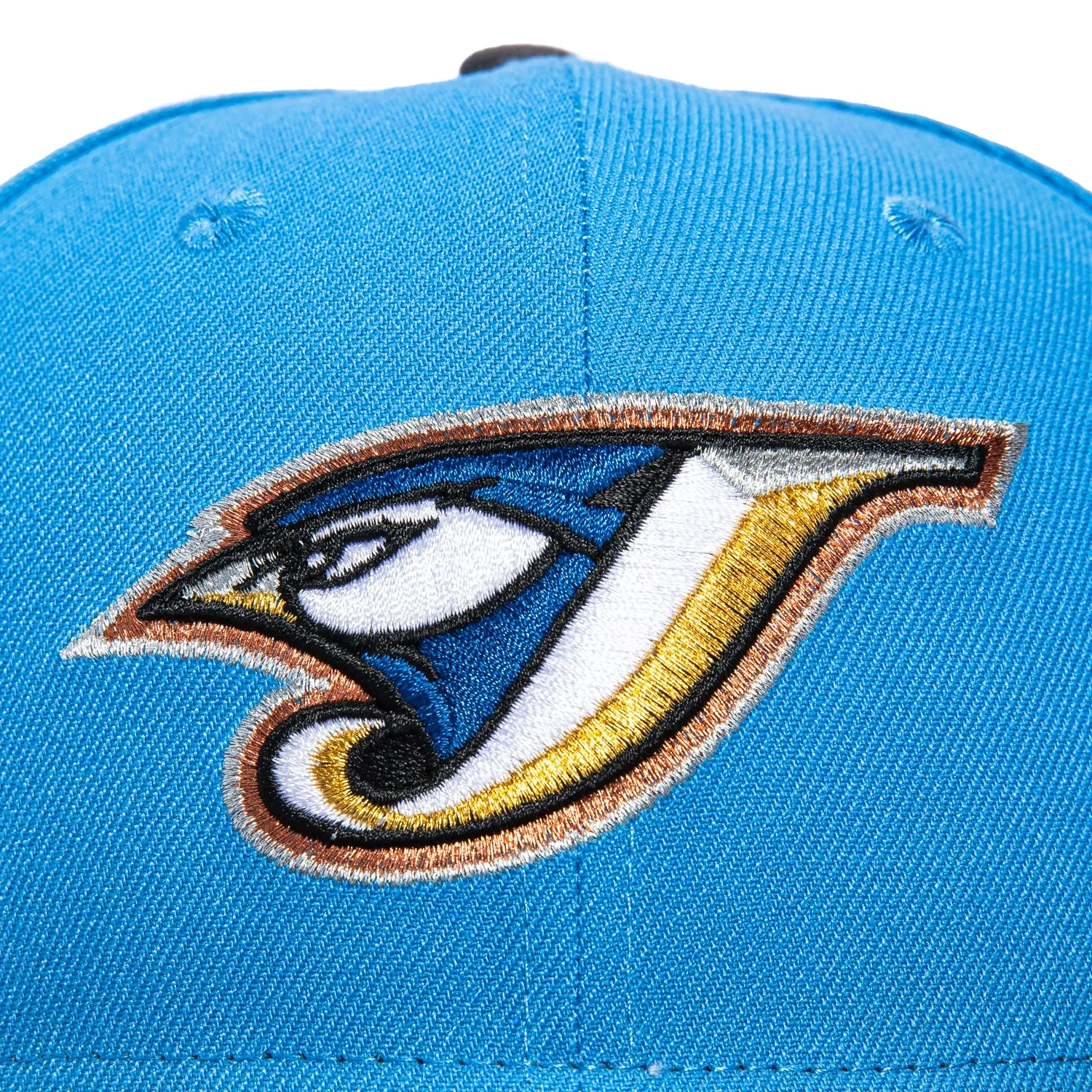New Era 59Fifty Toronto Blue Jays 30th Anniversary Patch Hat - Light Blue. Graphite