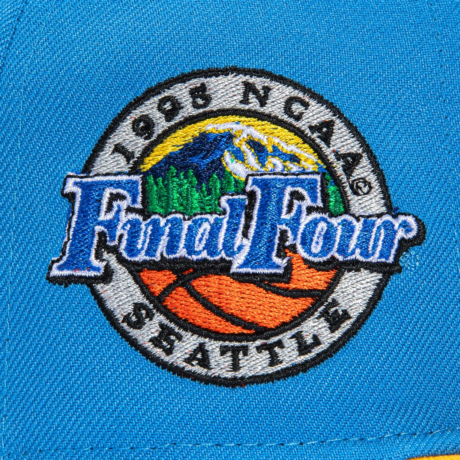New Era 59Fifty UCLA Bruins 1995 Final Four Patch Final Four Hat - Light Blue. Gold