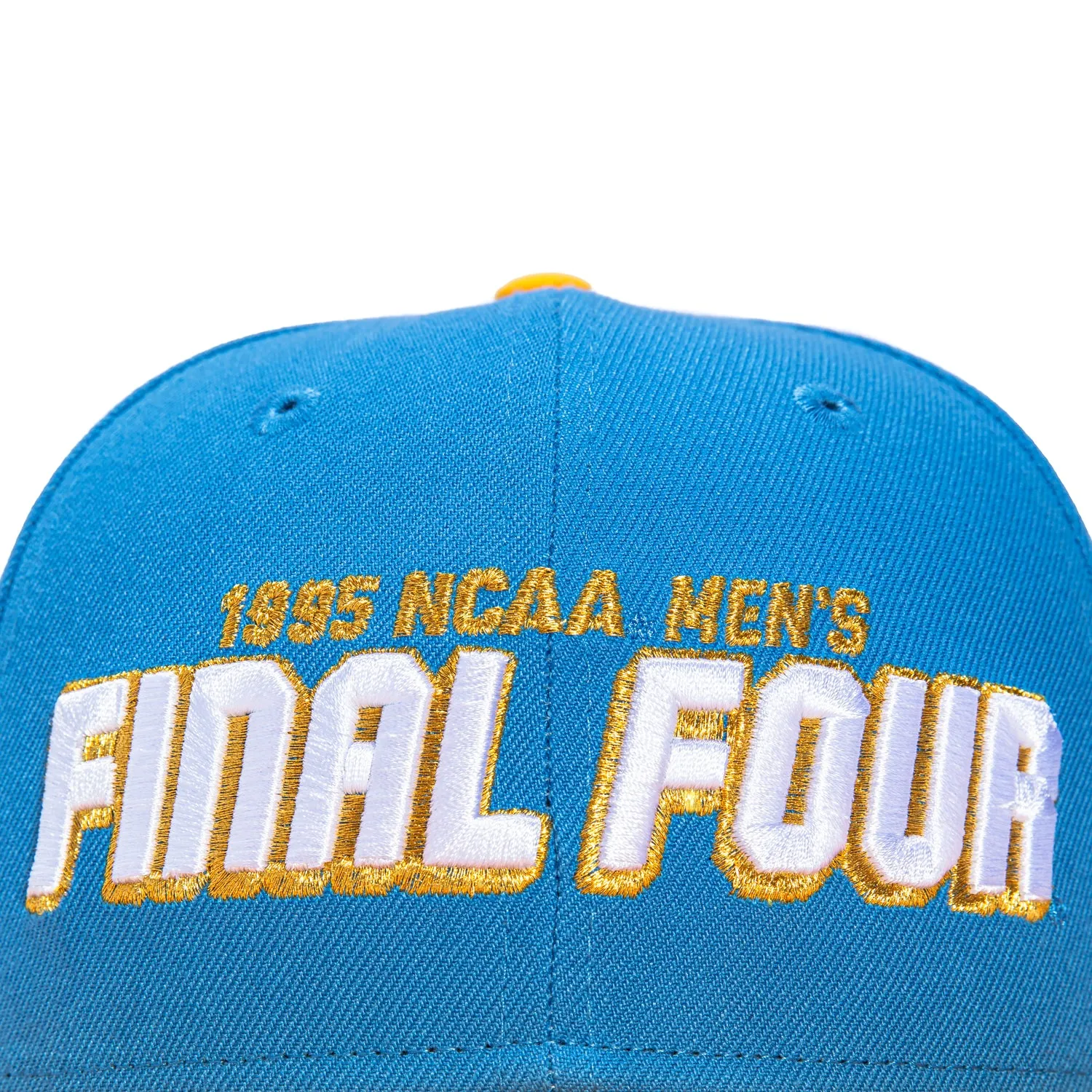 New Era 59Fifty UCLA Bruins 1995 Final Four Patch Final Four Hat - Light Blue. Gold