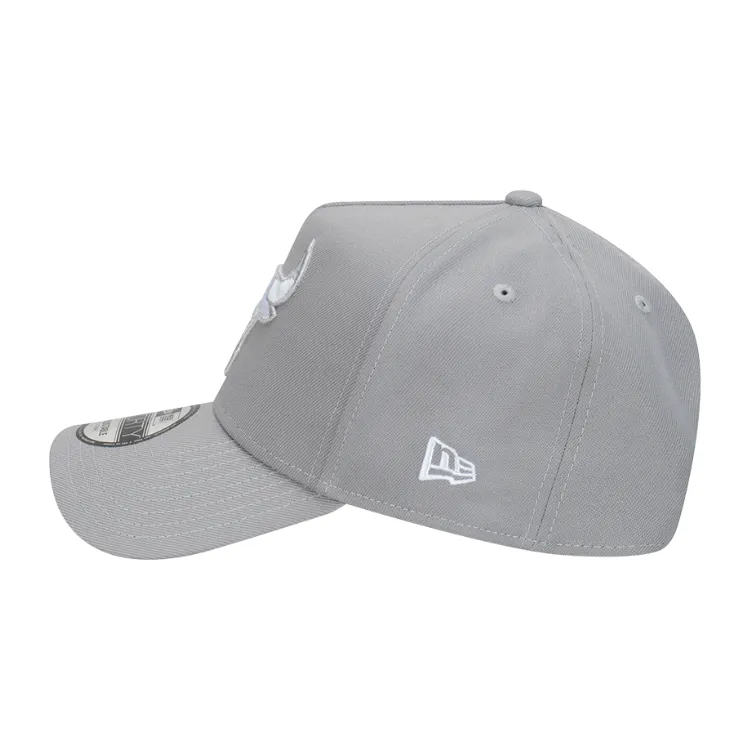 New Era Chicago Bulls 9FORTY A Frame Cap - Grey/White