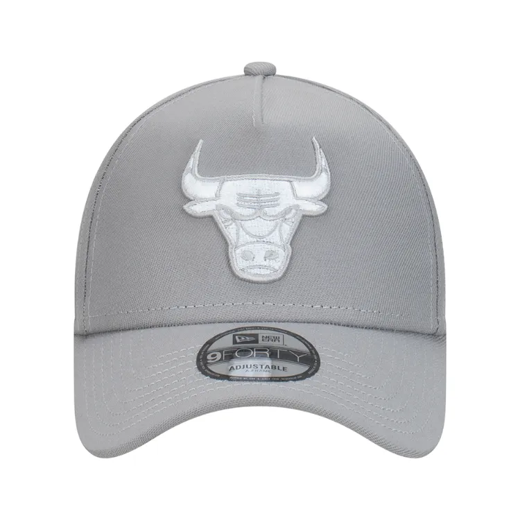New Era Chicago Bulls 9FORTY A Frame Cap - Grey/White