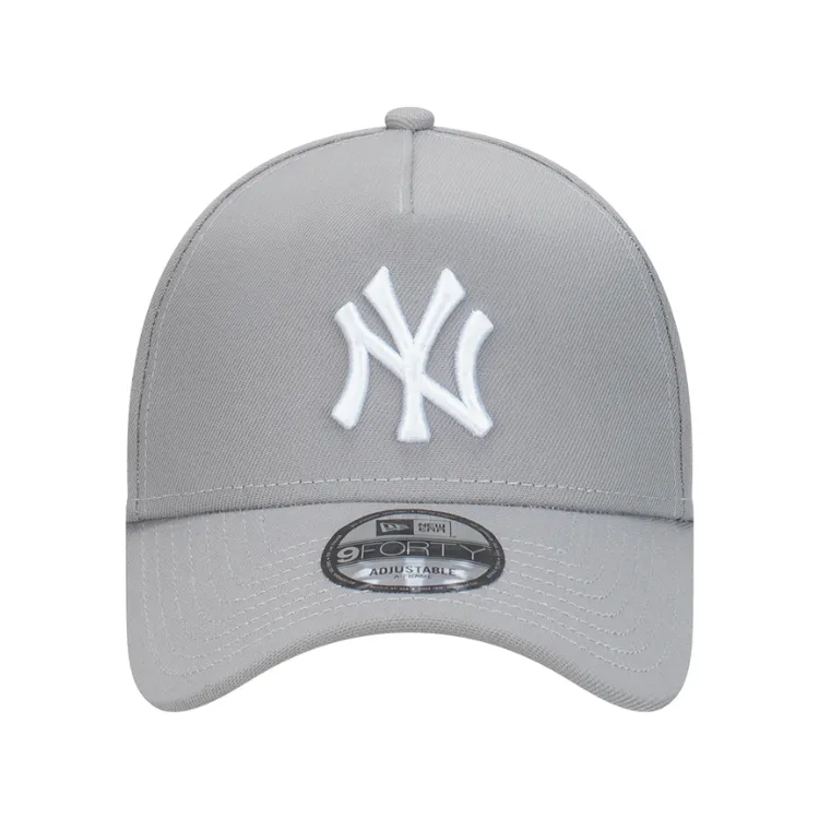 New Era New York Yankees 9FORTY A Frame - Grey/White