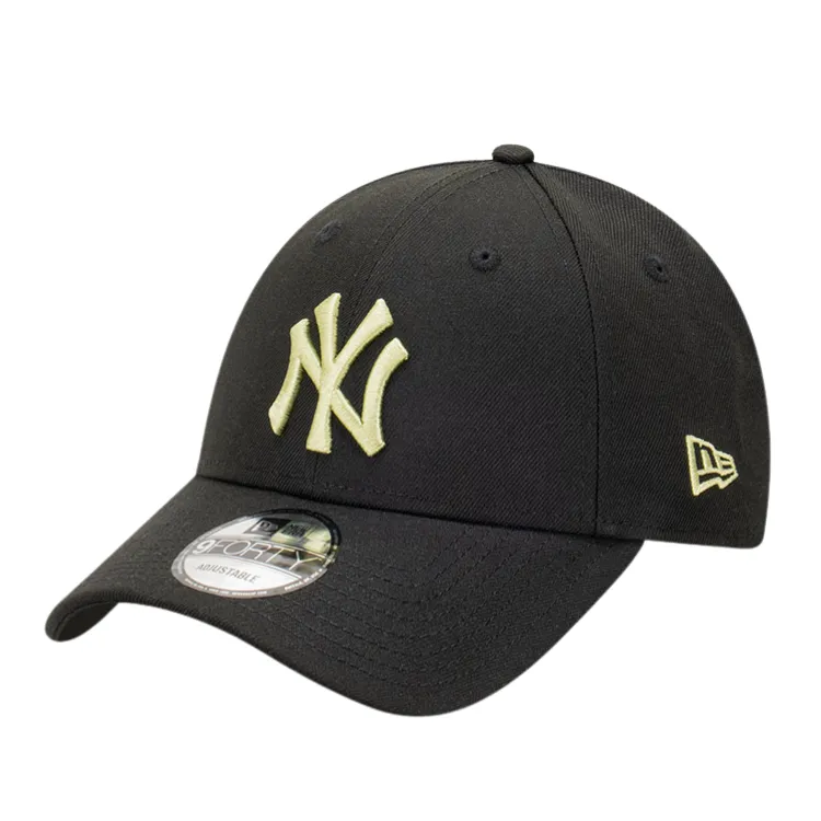 New Era New York Yankees 9FORTY Cap - Black/Bay Leaf