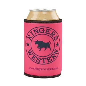 Ringers Western Signature Bull Stubby Cooler - Pink