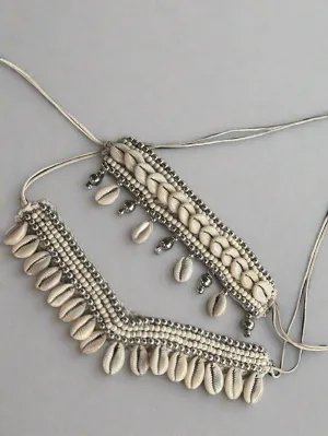 Sands of Time Shell Set (Handmade Necklace   Bracelet)