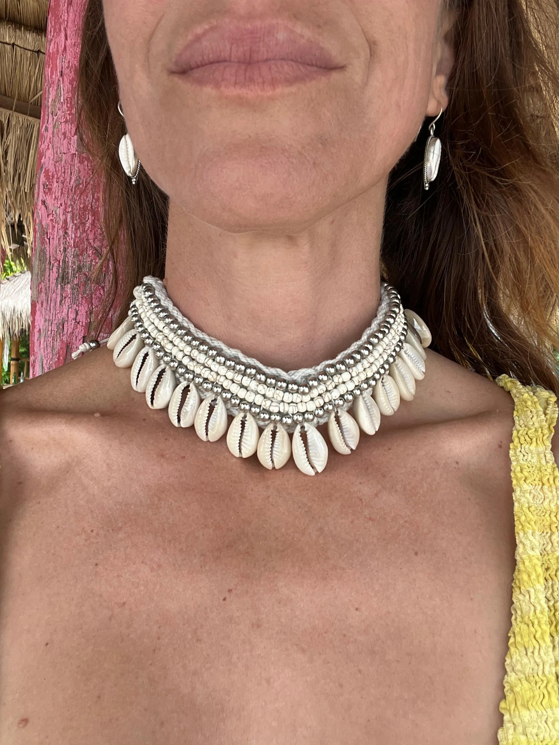 Sands of Time Shell Set (Handmade Necklace   Bracelet)