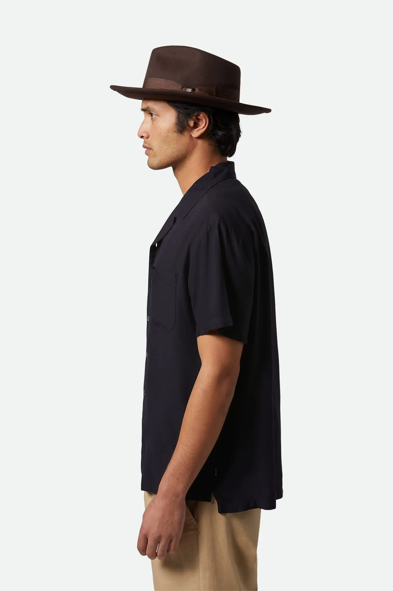 Swindle Convertabrim Fedora - Dark Brown/Chocolate