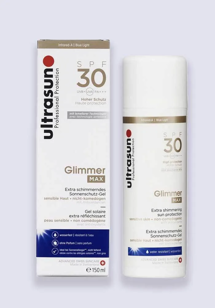 Ultrasun Glimmer MAX SPF 30 150ml