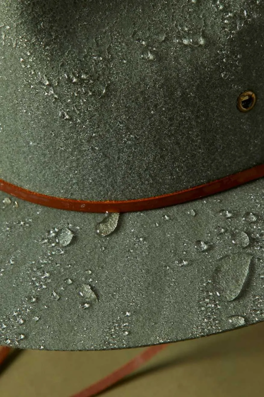 Wesley WTHR GUARD™ Packable Fedora - Light Moss